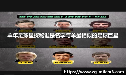 羊年足球星探秘谁是名字与羊最相似的足球巨星